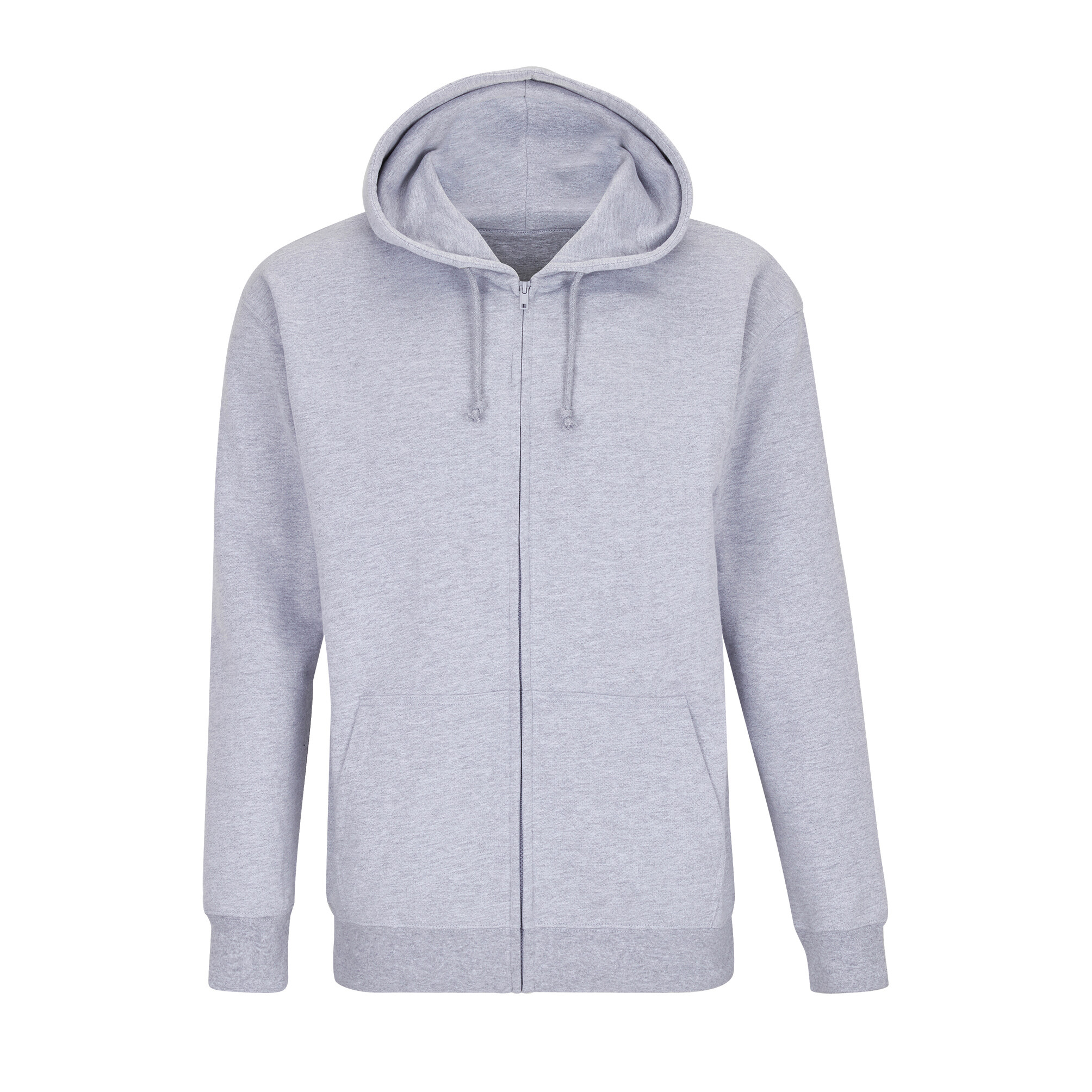 Felpa con cappuccio unisex a zip intera Carter