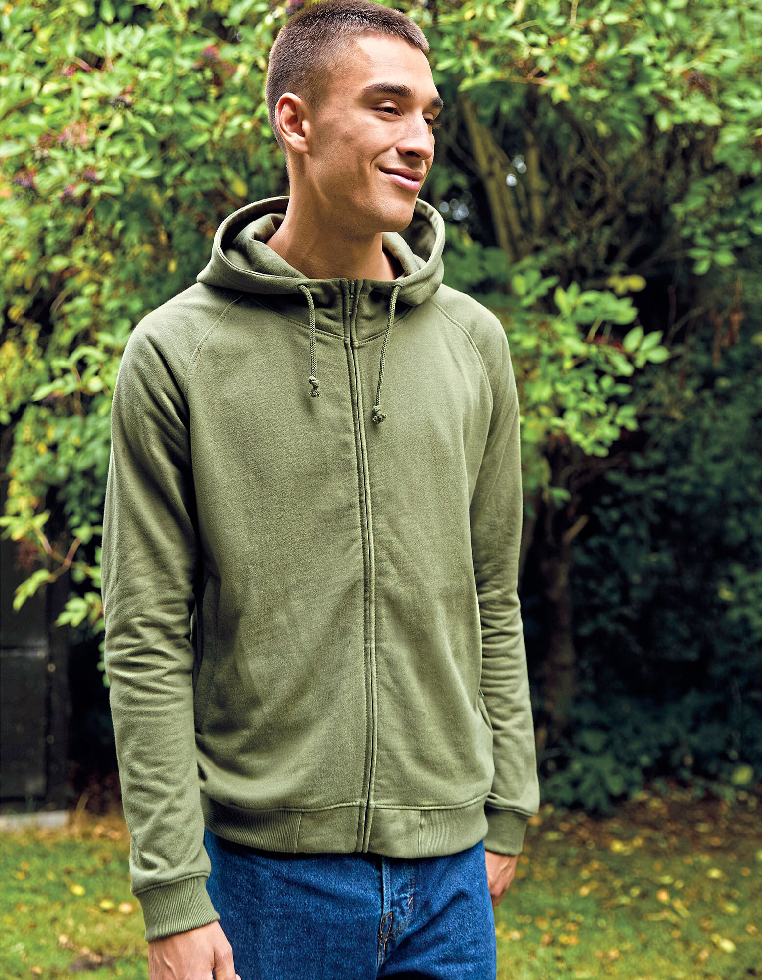 Unisex Hoodie With Hidden Zip