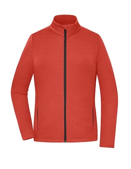 Chaqueta deportiva de forro polar con corte estructurado para mujer