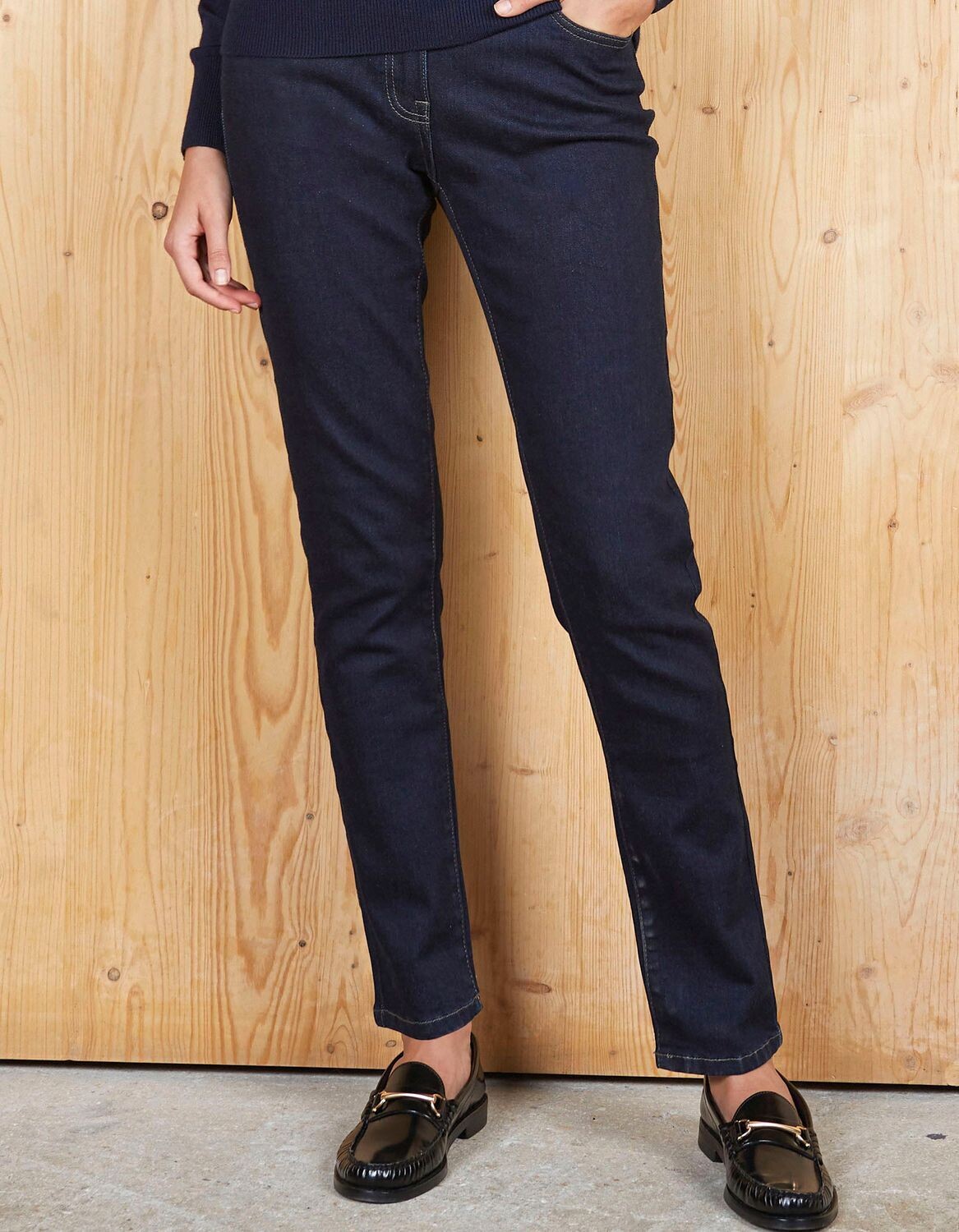 Women's stretch straight leg jeans Gaspard