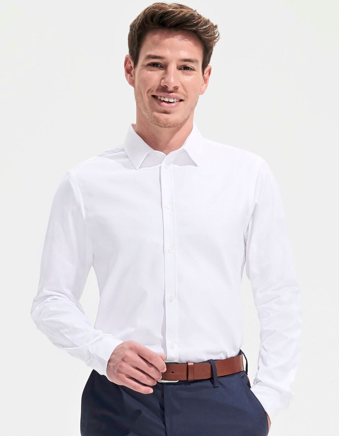 Camicia da uomo a spina di pesce Brody