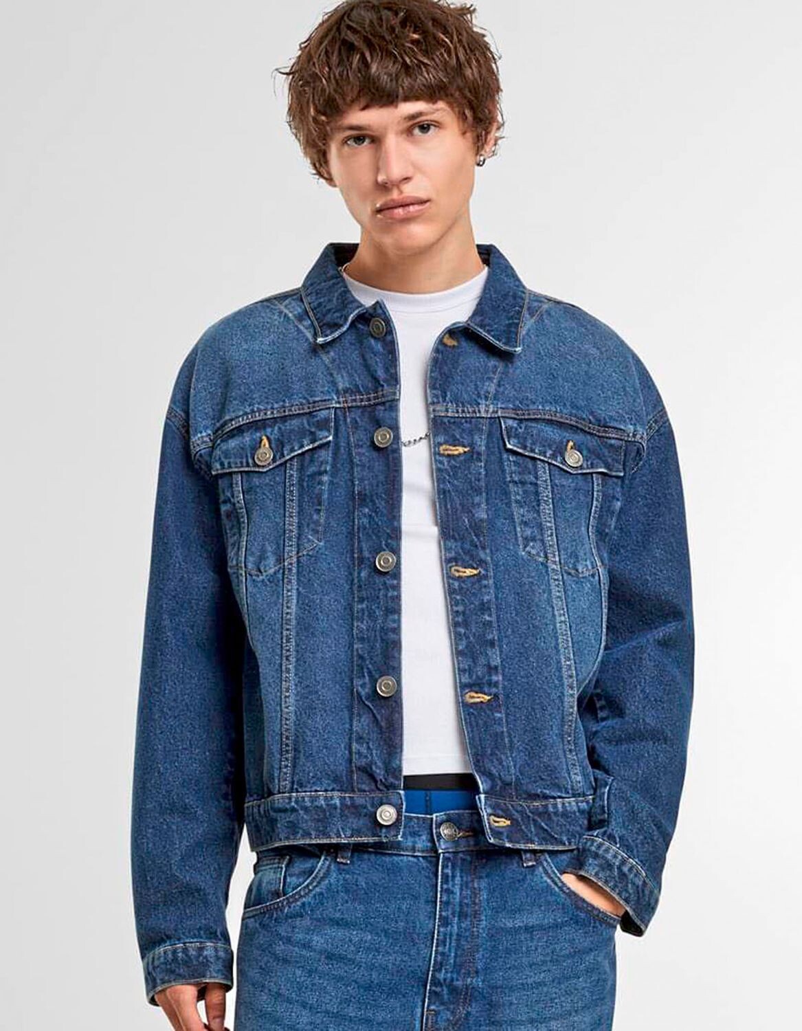 Giacca in denim pesante Ounce Boxy