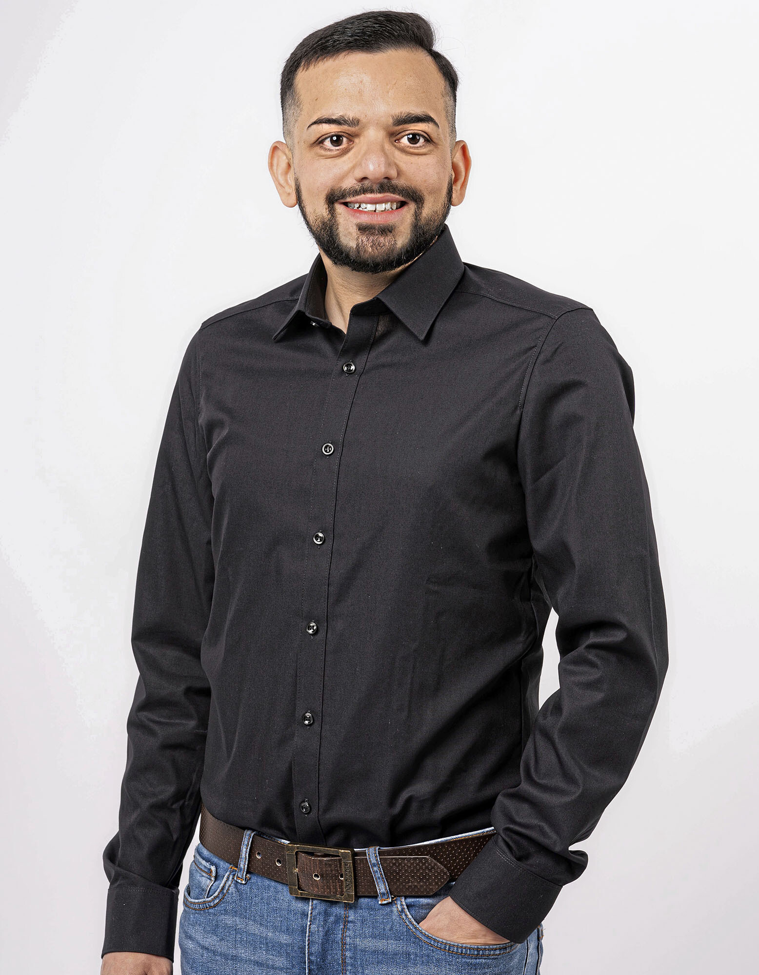 Men´s Shirt Body Fit Long Sleeve