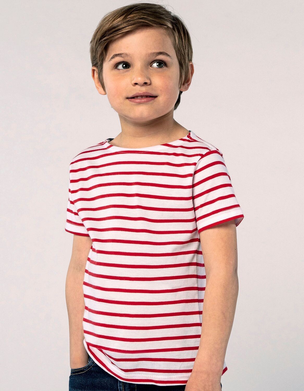 Kids´ Round Neck Striped T-Shirt Miles