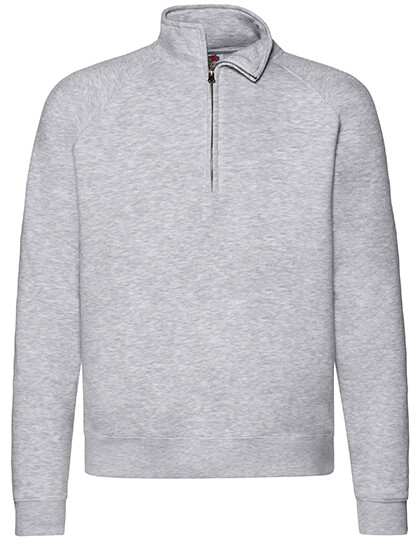 Sweat-shirt raglan à col zippé haut de gamme