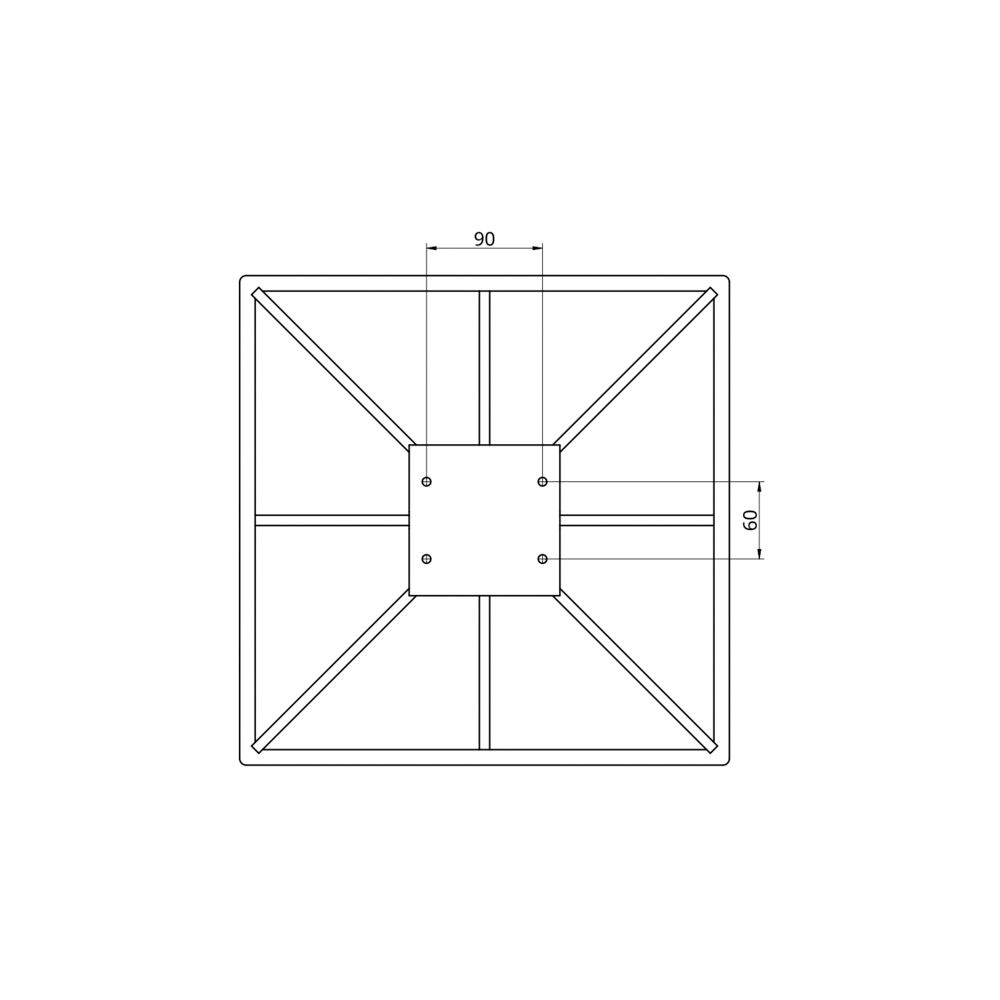 Placa base Secabo 38cm x 38cm para SMART/LITE Placa base Secabo 38cm x 38cm para SMART/LITE