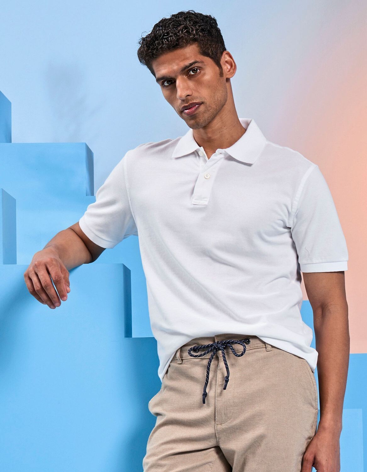 Polo da uomo dal taglio classico