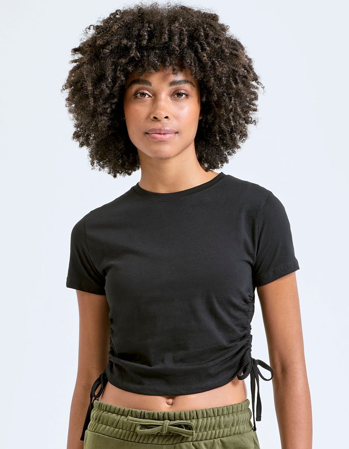 Women's Ruched Crop Top