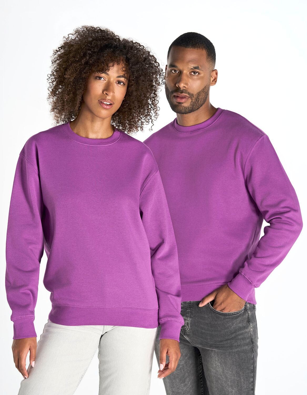 Sudadera de cuello redondo