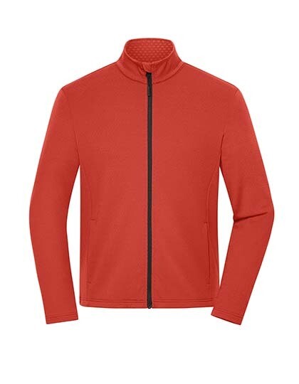 Chaqueta deportiva de forro polar estructurada para hombre