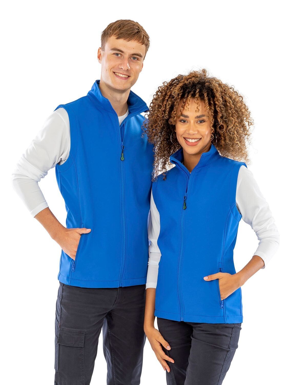 Women's Recycled 2-Layer Printable Softshell Bodywarmer