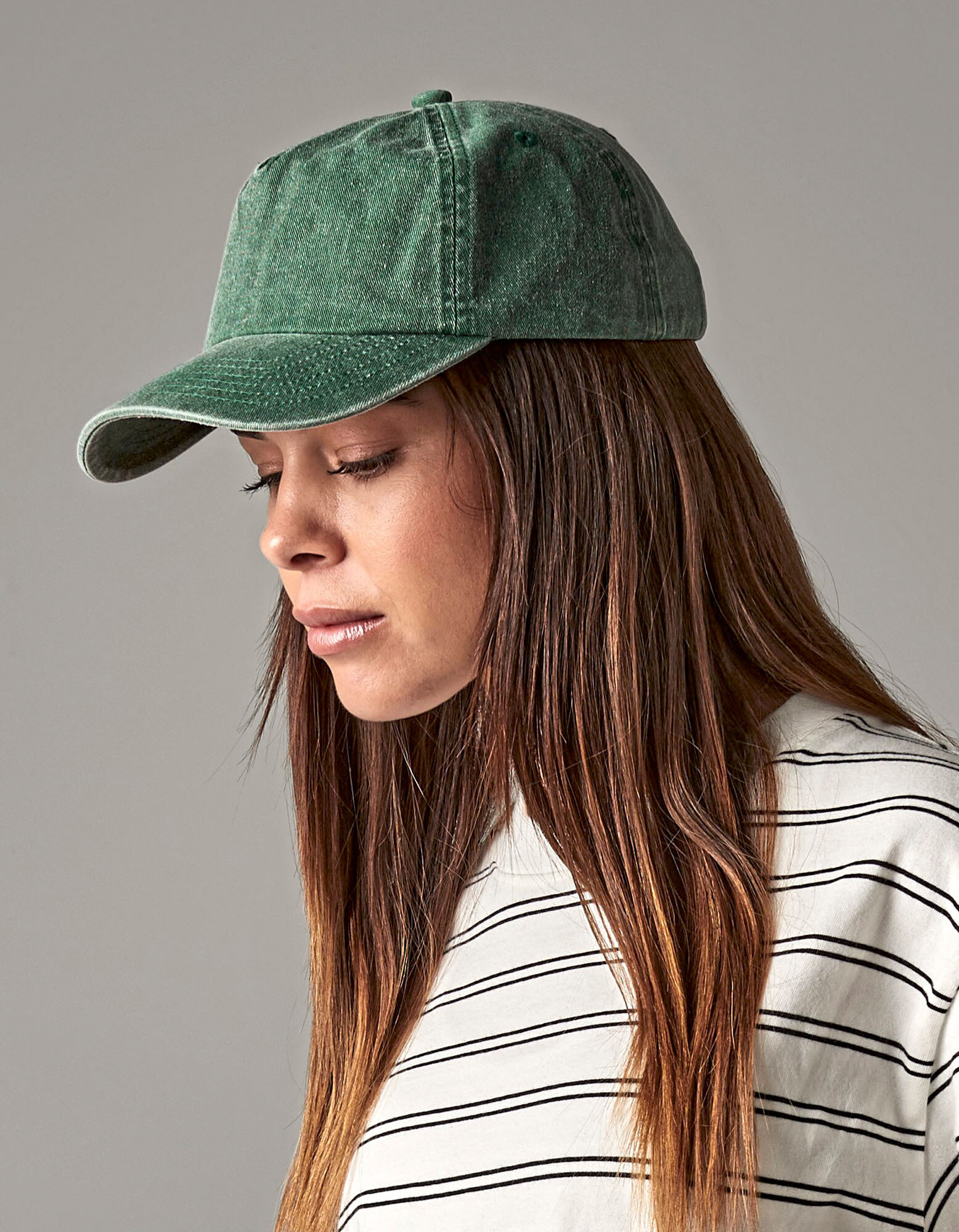 Cappello vintage a 5 pannelli rilassato