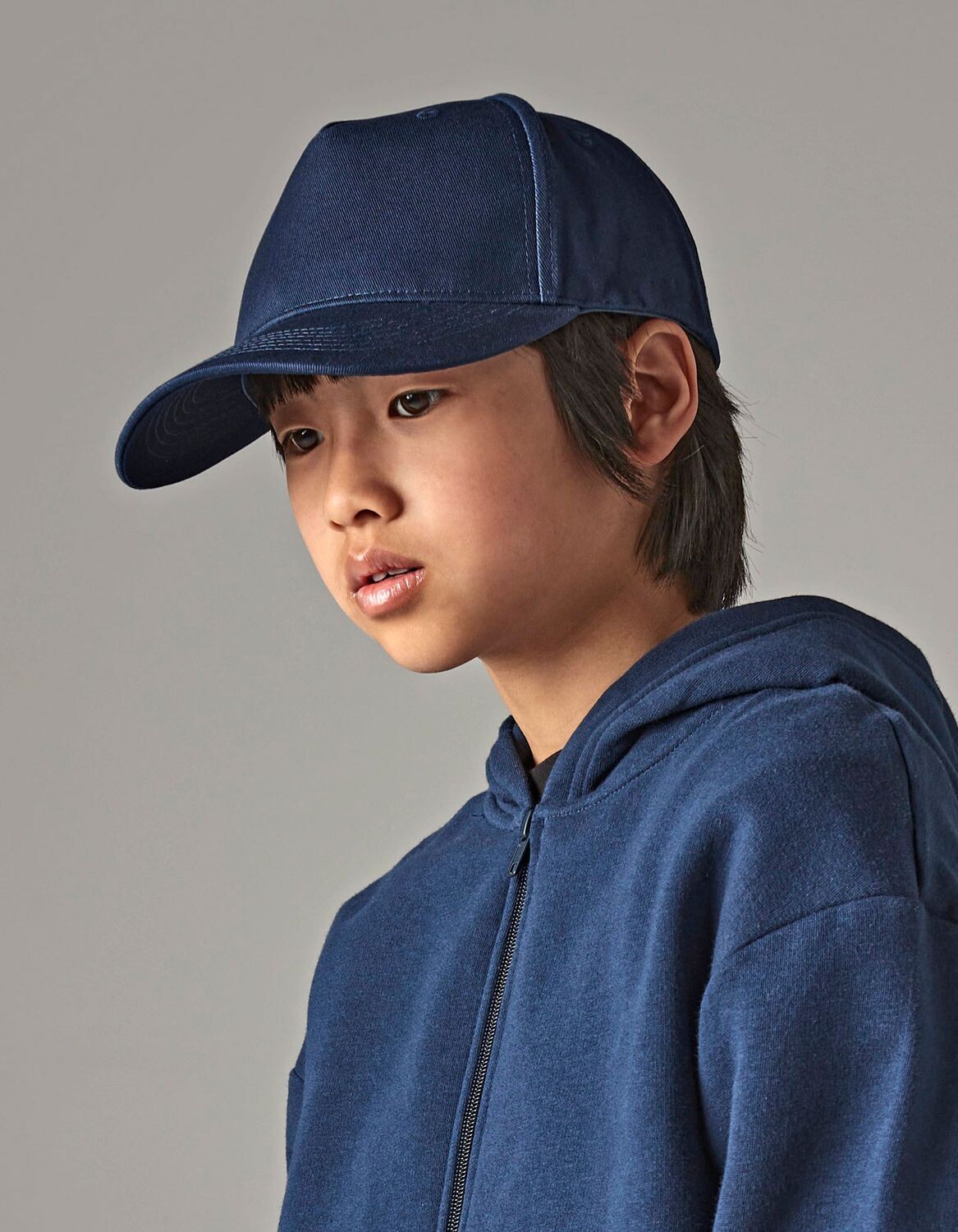 Cappello a 5 pannelli in cotone organico Junior