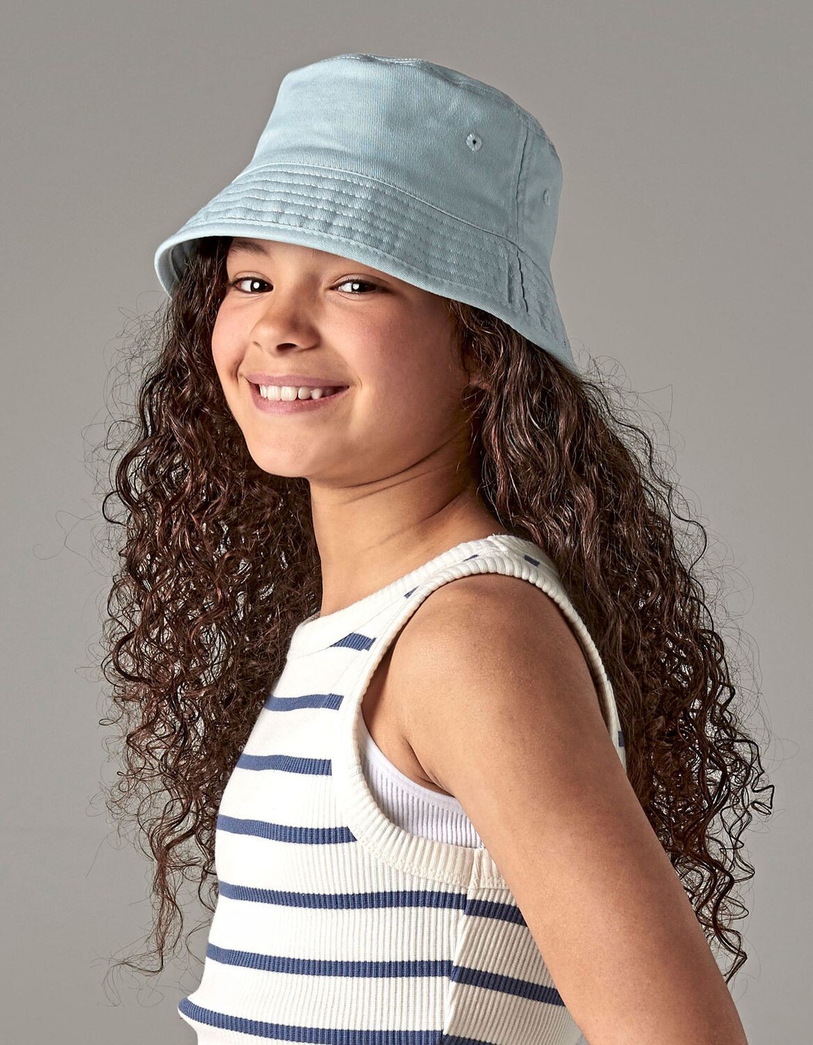 Cappello a secchiello junior in cotone biologico