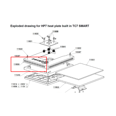 11659 Protective Plate - HP7 - TC SMART