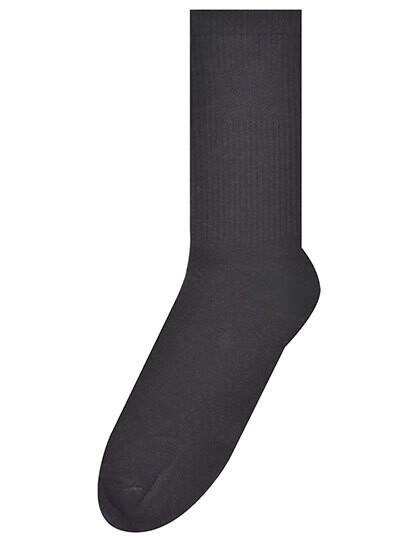 Sports socks with a printed panel