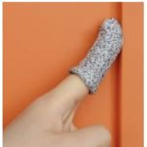 2x Fingerling aus Silberfaser für Verklebearbeiten