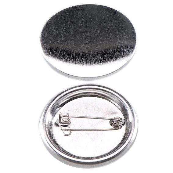500 buttons with safety pin 25mm