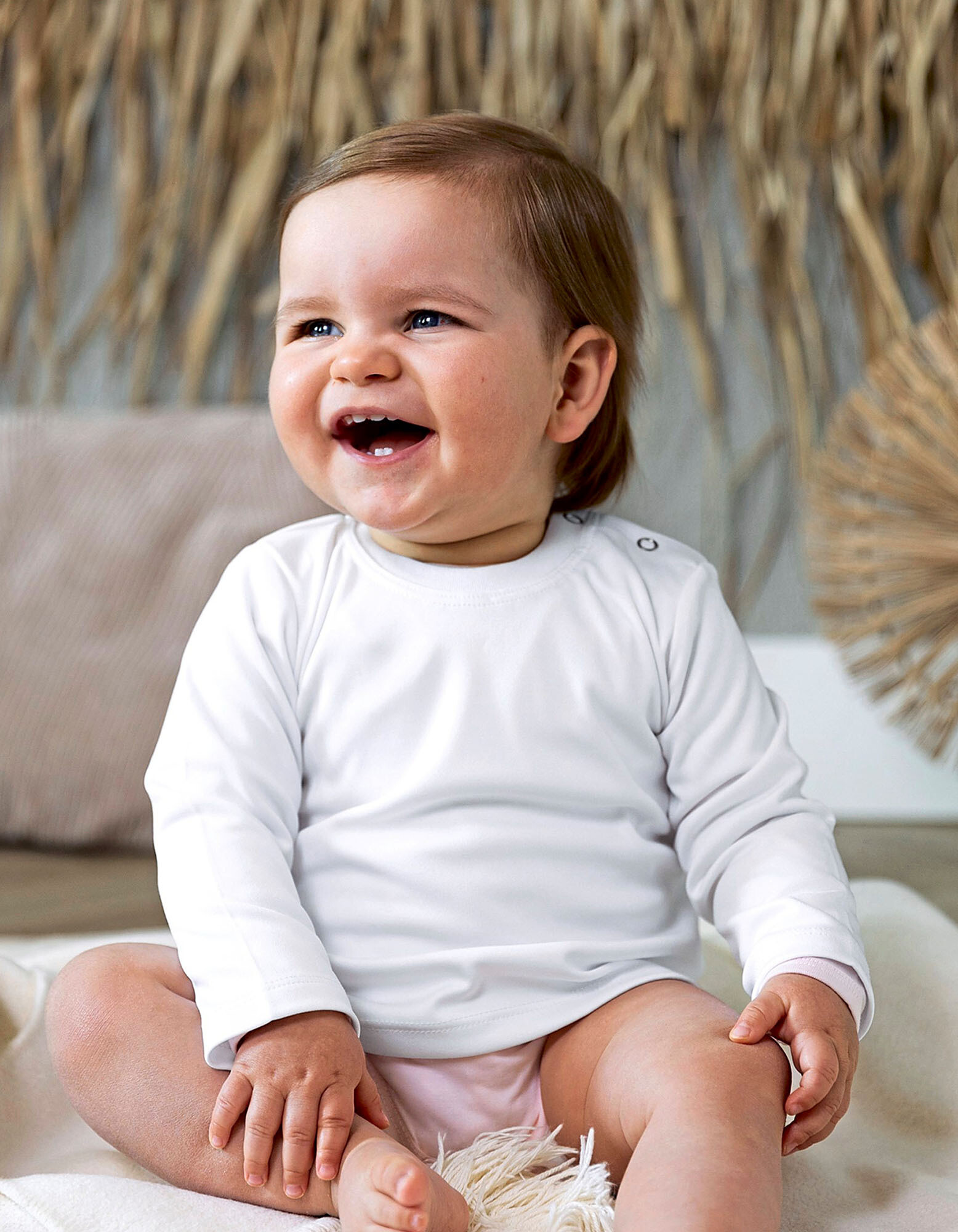 Long Sleeve Baby T-Shirt Polyester