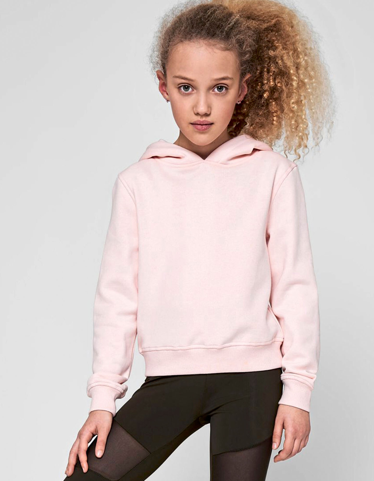 Girls Cropped Sweat Hoody