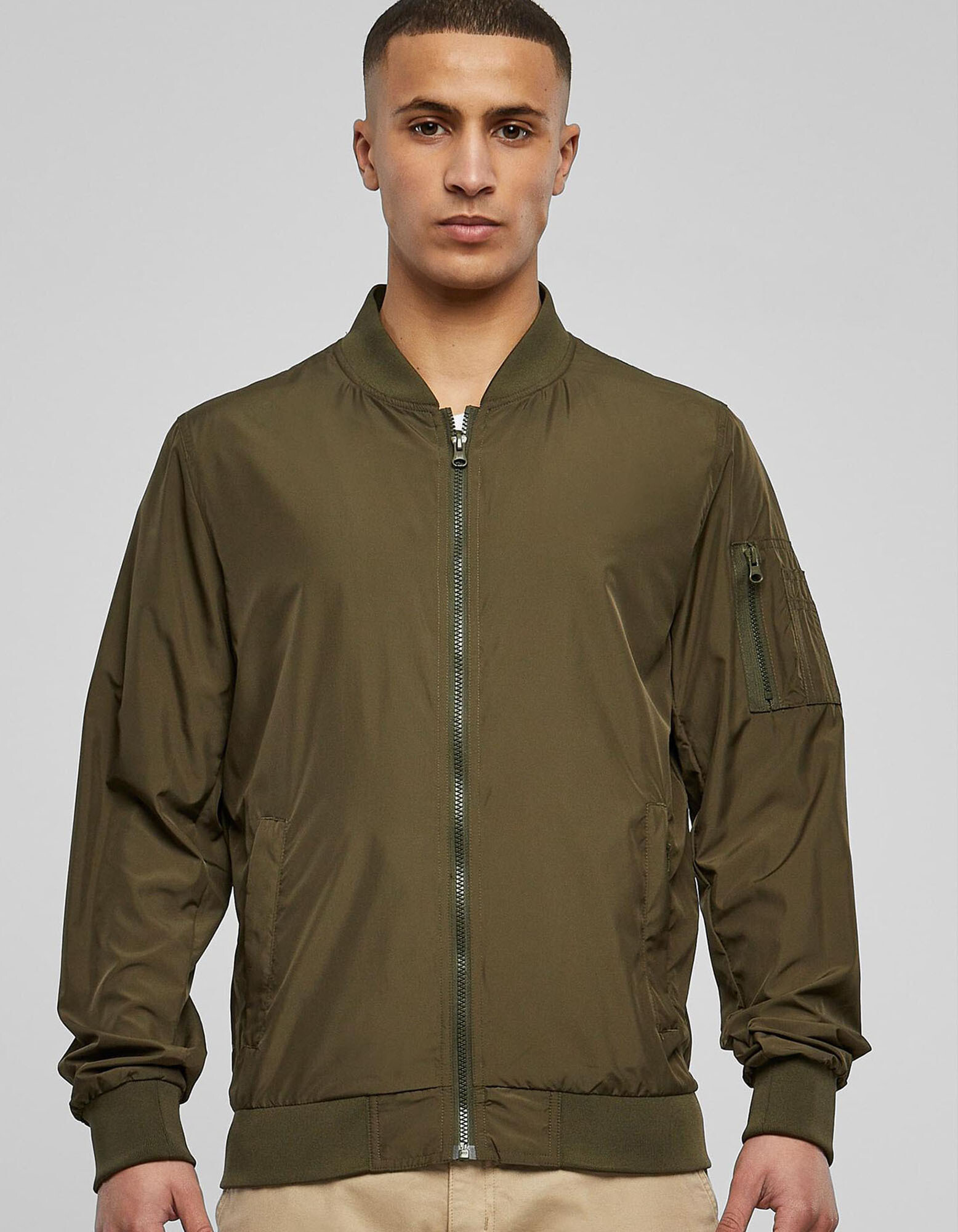 Nylon Bomber Jacket