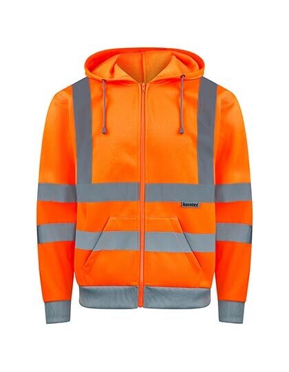 Hi-Vis Workwear Hooded Sweat-Jacket Galway