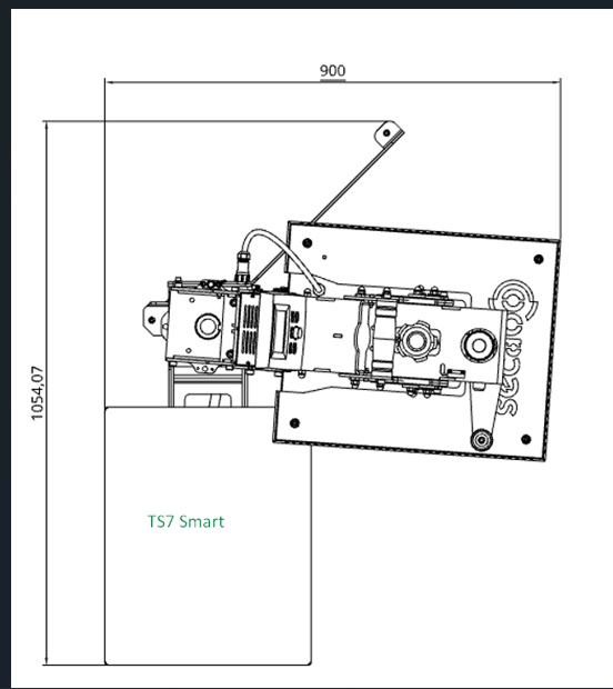 Secabo TS7 LITE modular Swing Press, 40 cm x 50 cm
