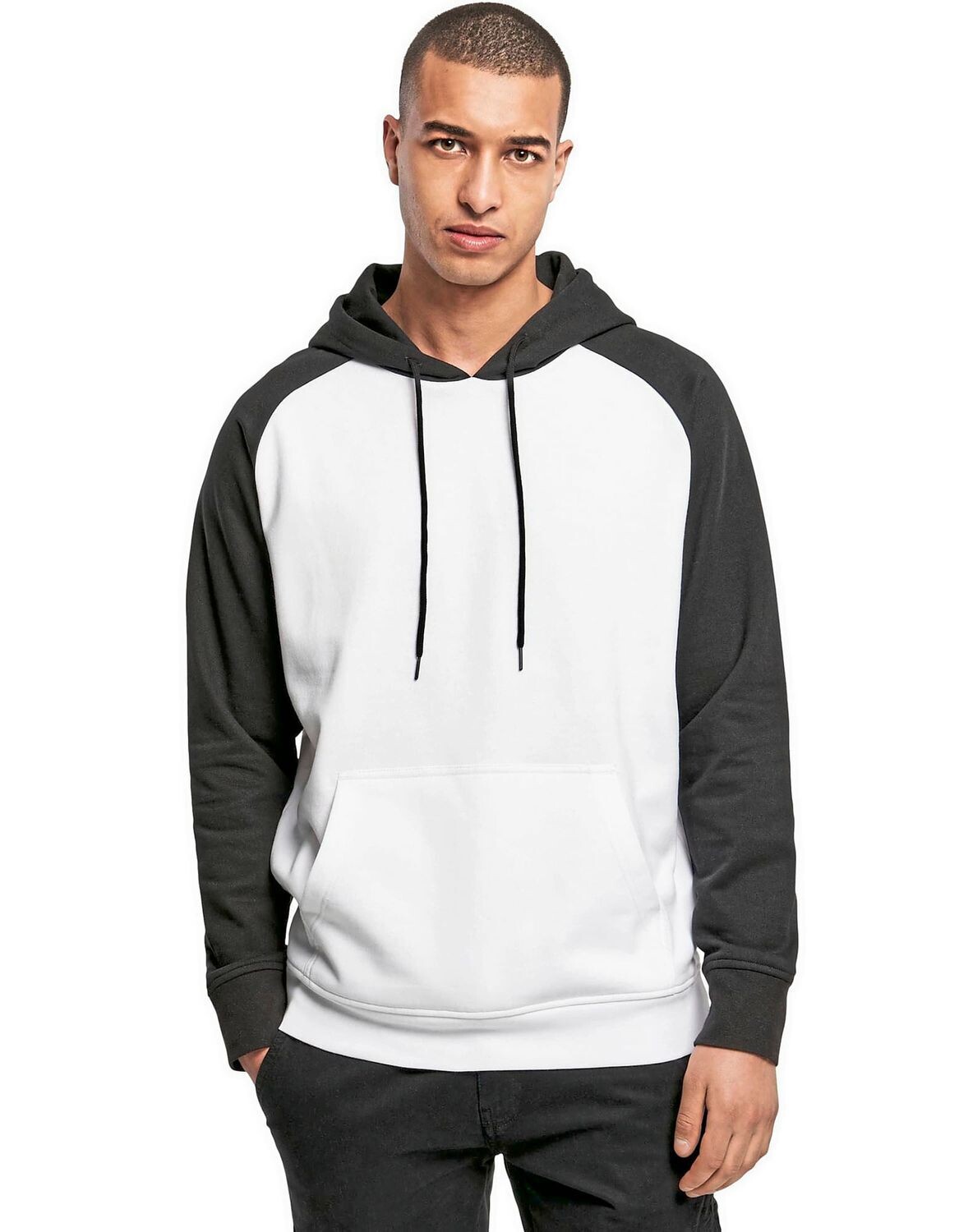 Felpa con cappuccio Basic Raglan