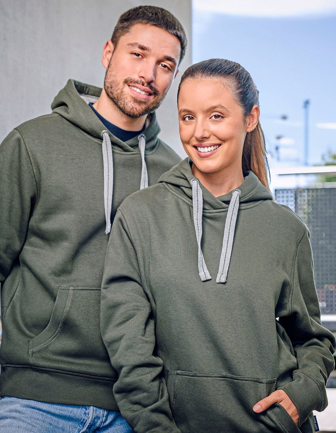 Felpa con cappuccio unisex