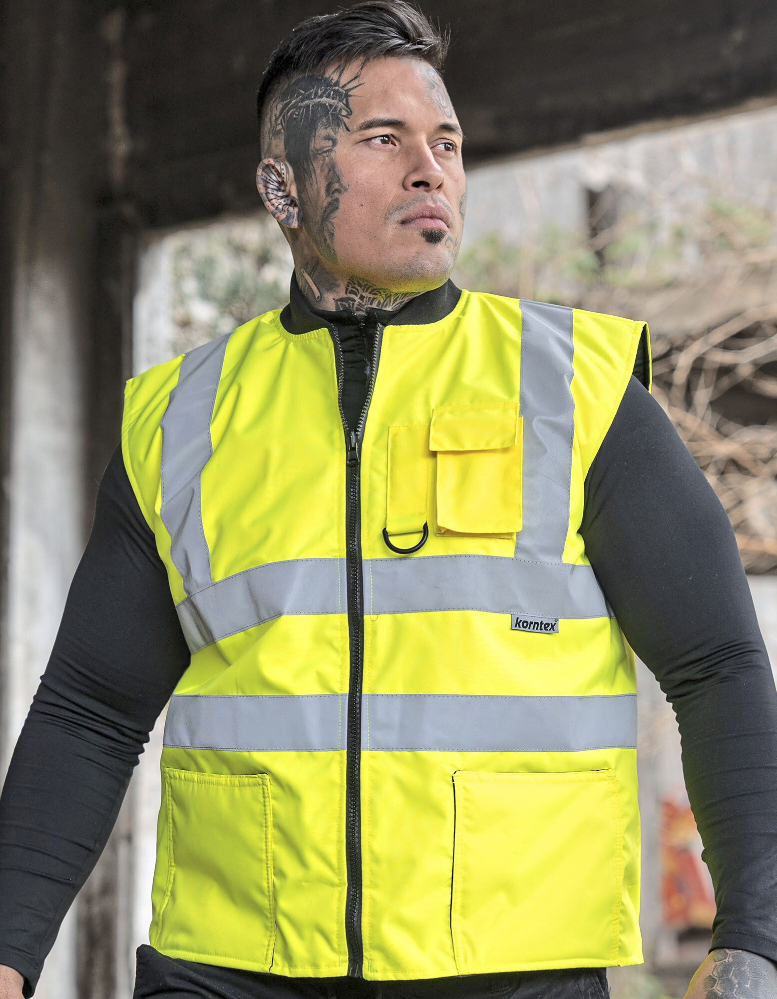 Hi-Vis Reversible Safety Bodywarmer Ural 2-in-1