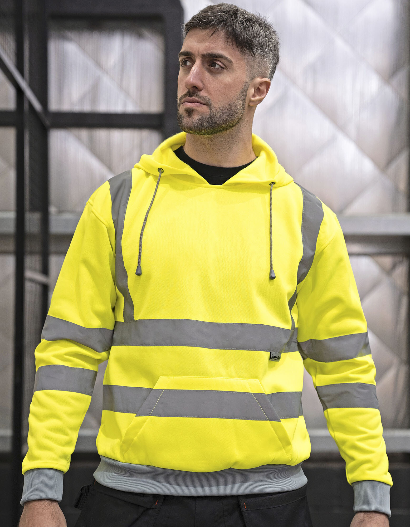 Hi-Vis Workwear Hoody Cork