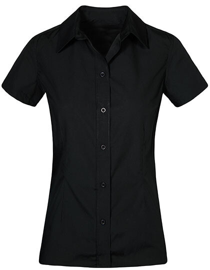 Camicia donna in popeline a maniche corte