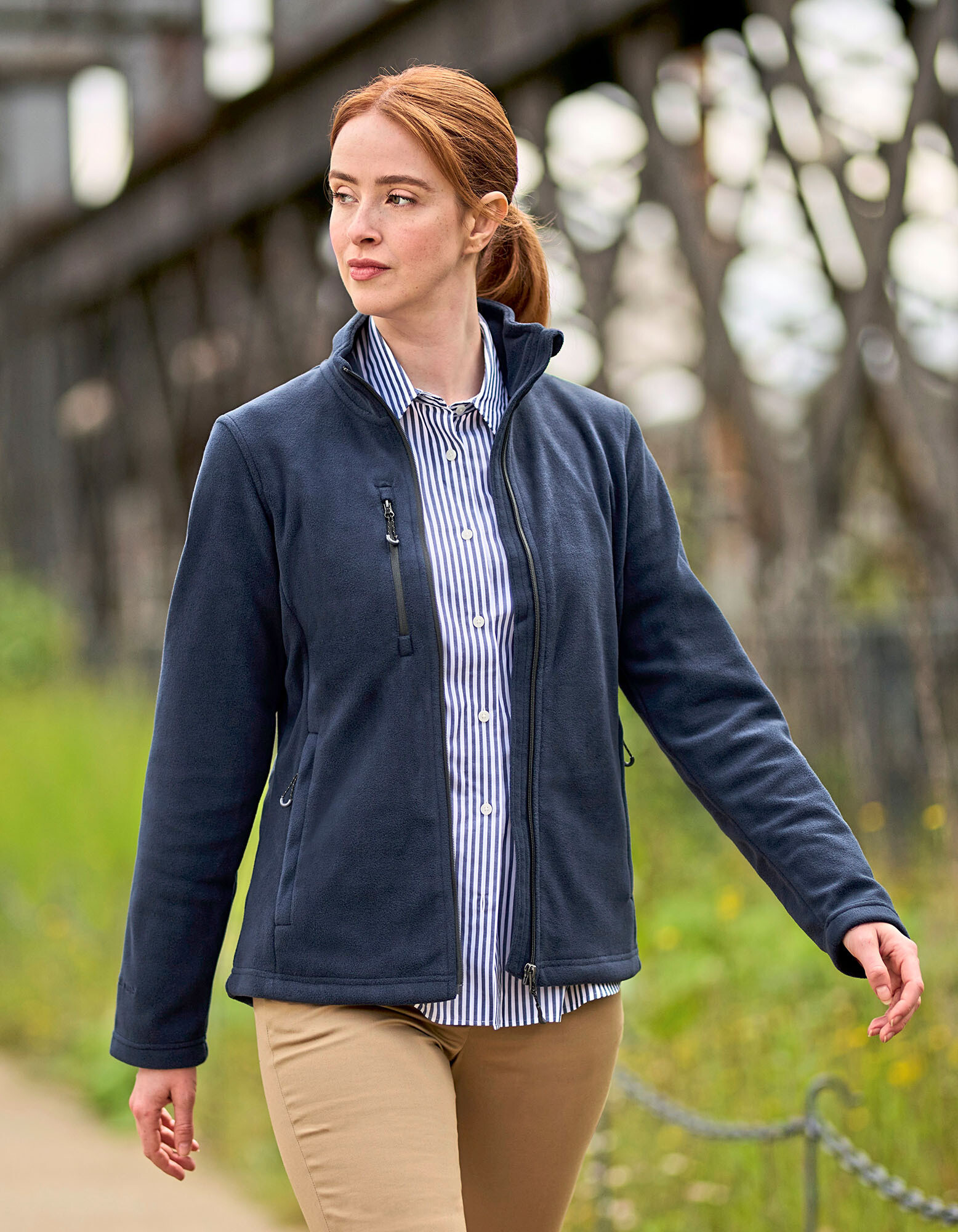 Honestly Made Recycled Womens Full Zip Fleece