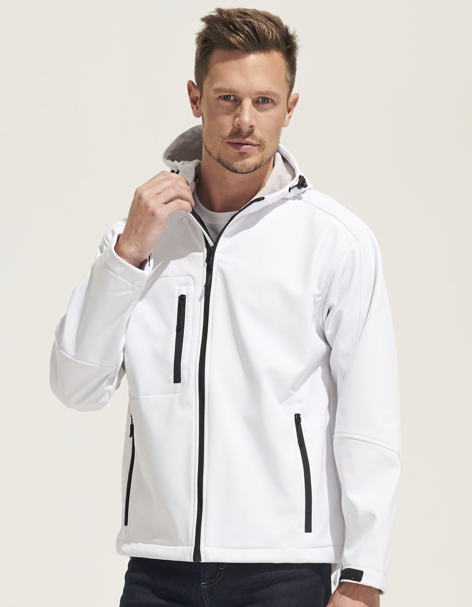 Men's Hooded Softshell Jacket Replay