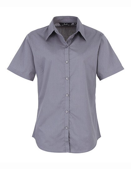 Women’s Poplin Short-Sleeved Blouse