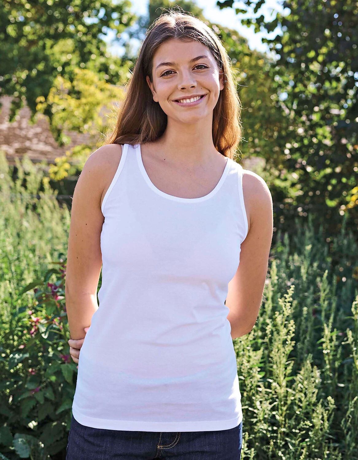 Camiseta sin mangas para mujer