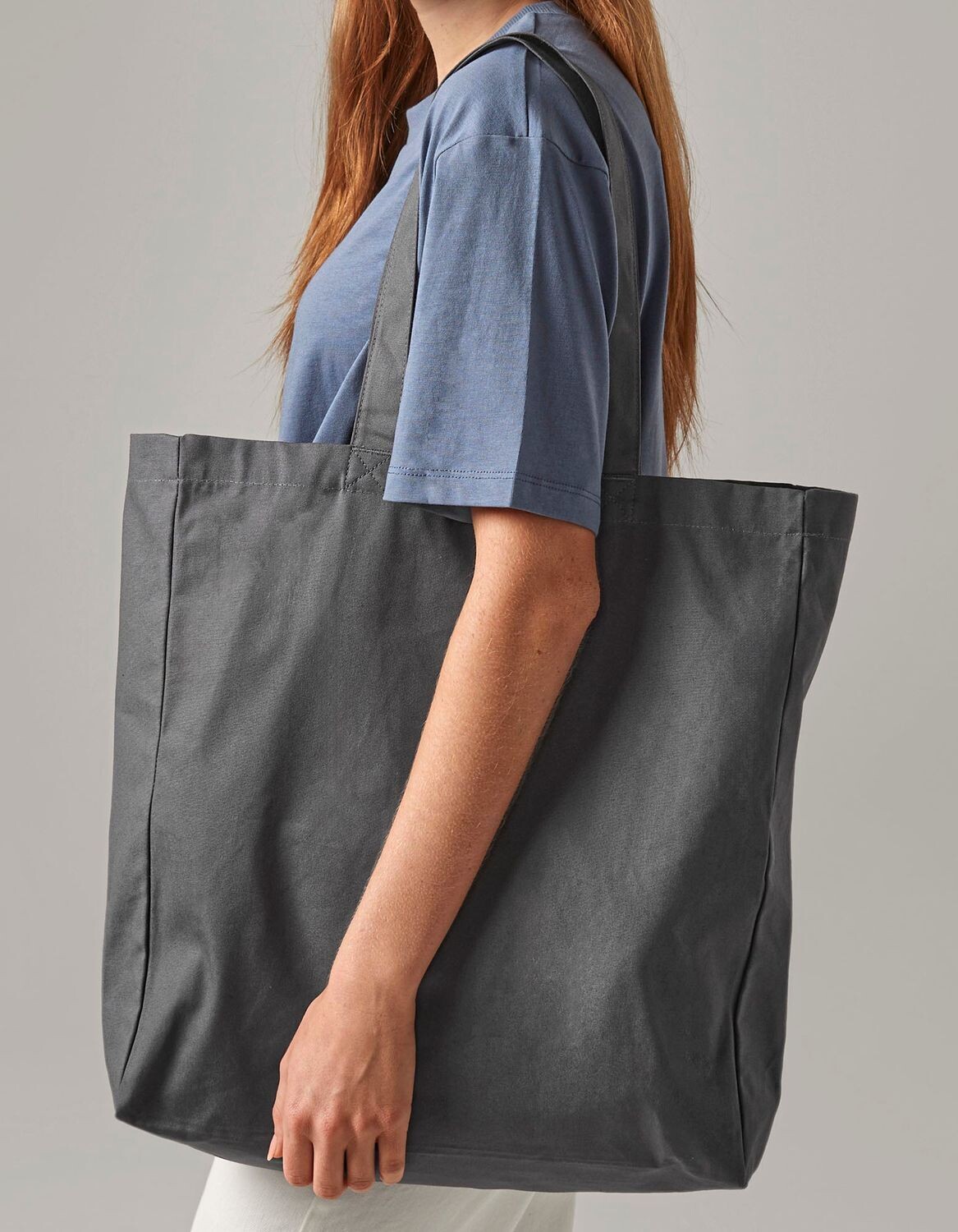 Shopper classica in tela