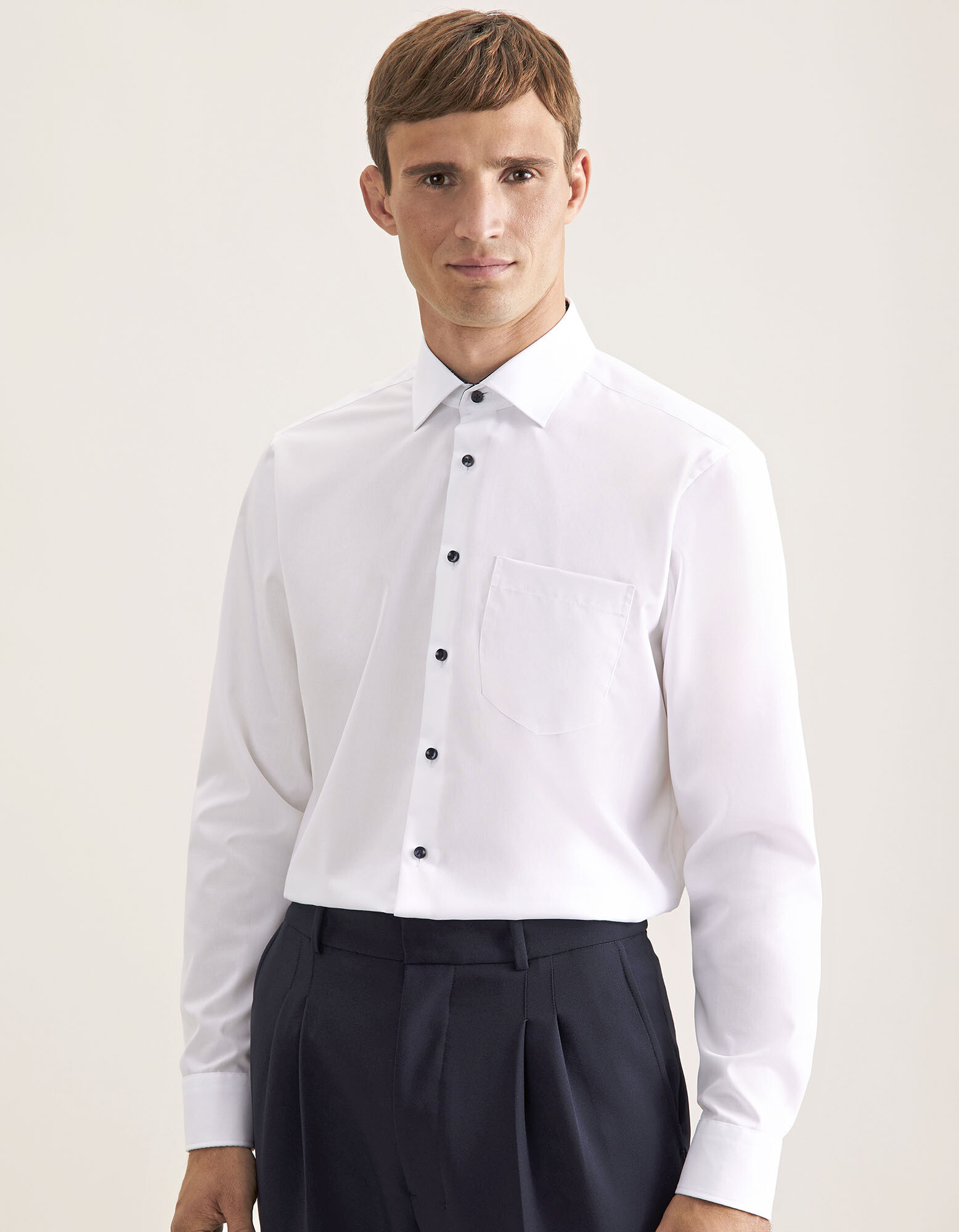 Men´s Shirt Poplin Regular Fit Long Sleeve