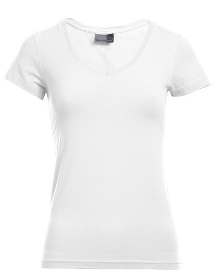 T-shirt femme coupe ajustée à col en V