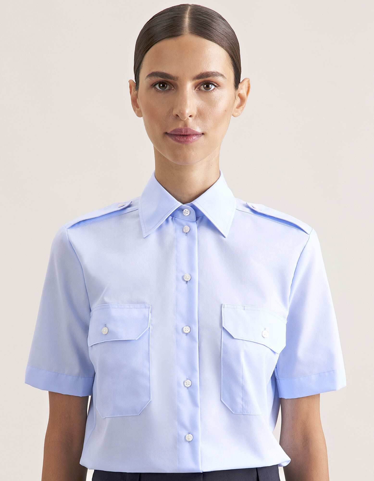 Women´s Pilot Blouse Regular Fit Shortsleeve