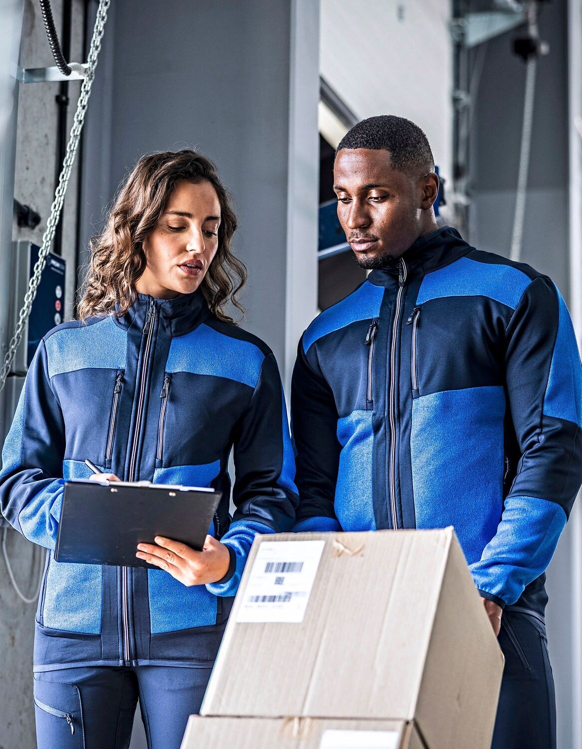E-volve Unisex Knit Effect Stretch Midlayer Jacket