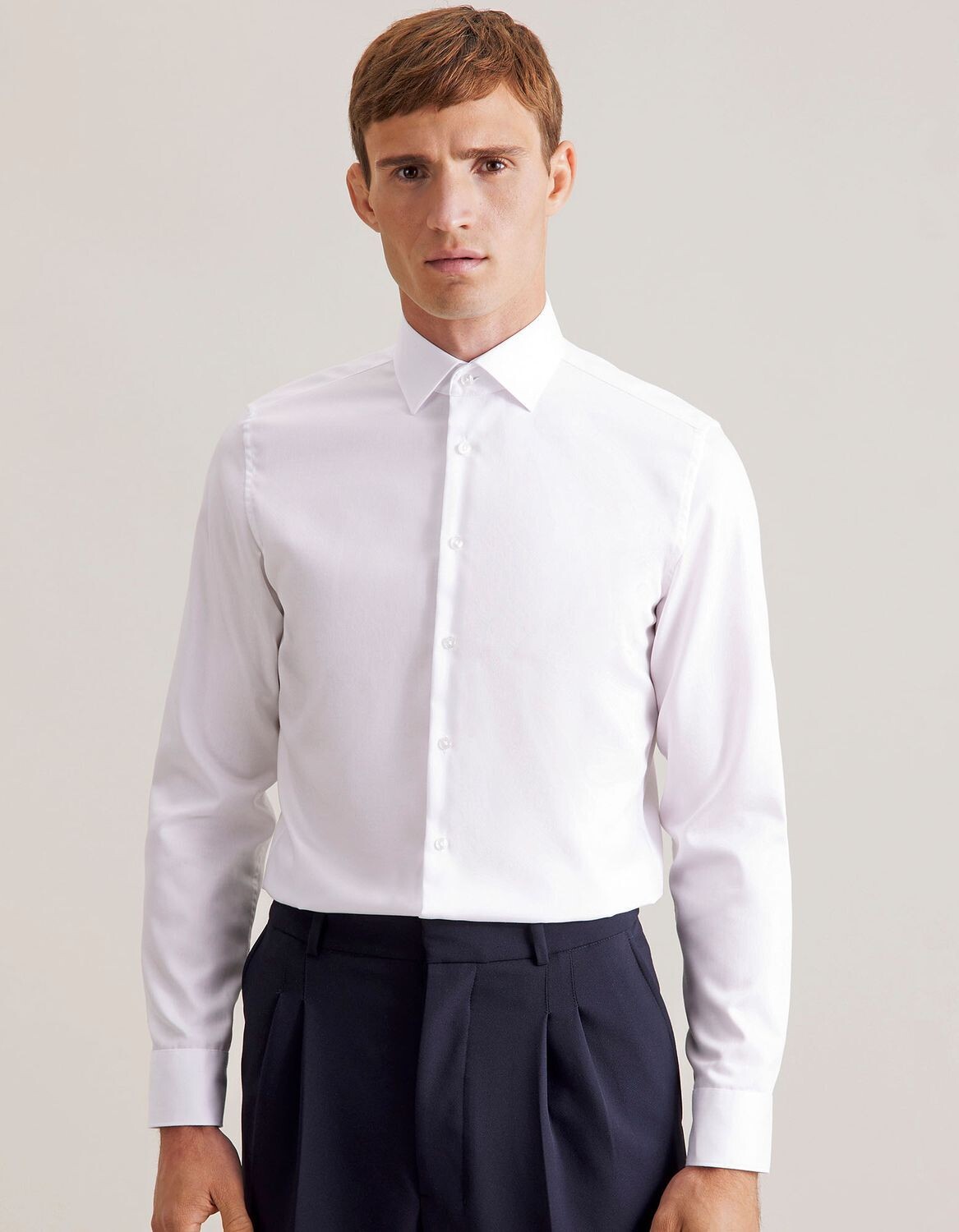 Men's Shirt Regular Fit Fine Twill Longsleeve