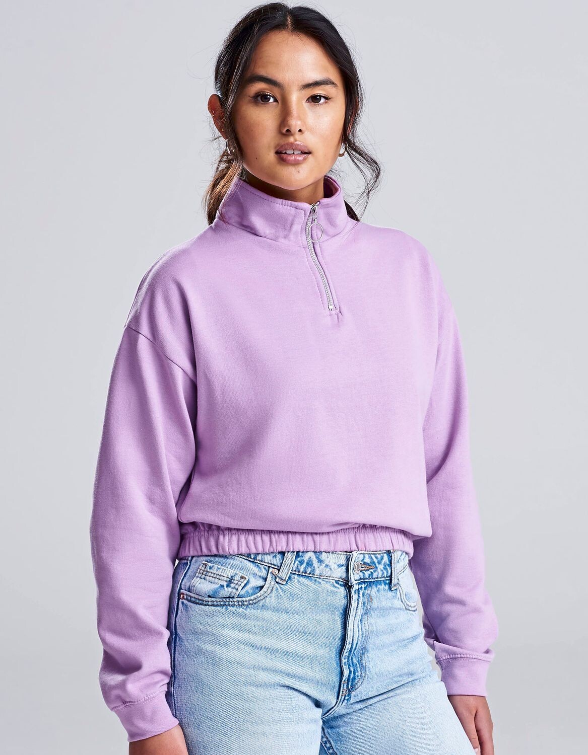 Women's Cropped 1/4 Zip Sweat