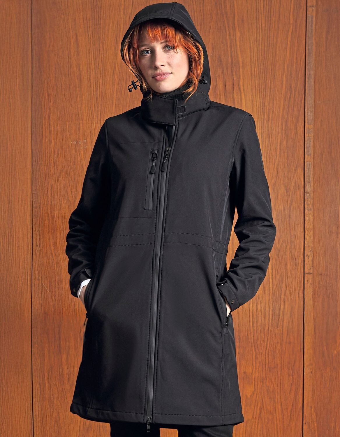 Women's Long Softshell Coat Achille