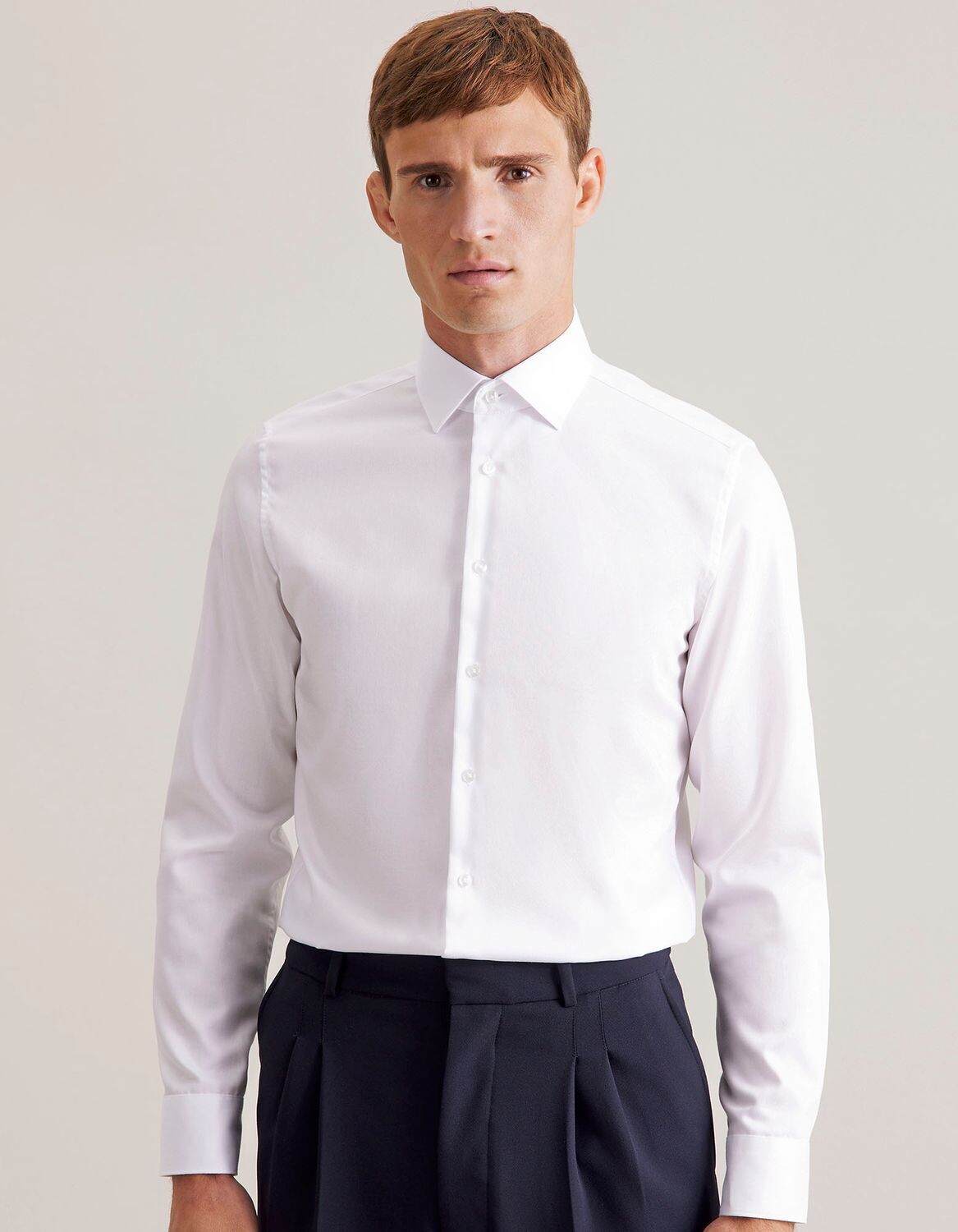 Men's Shirt Slim Fit Fine Twill Longsleeve