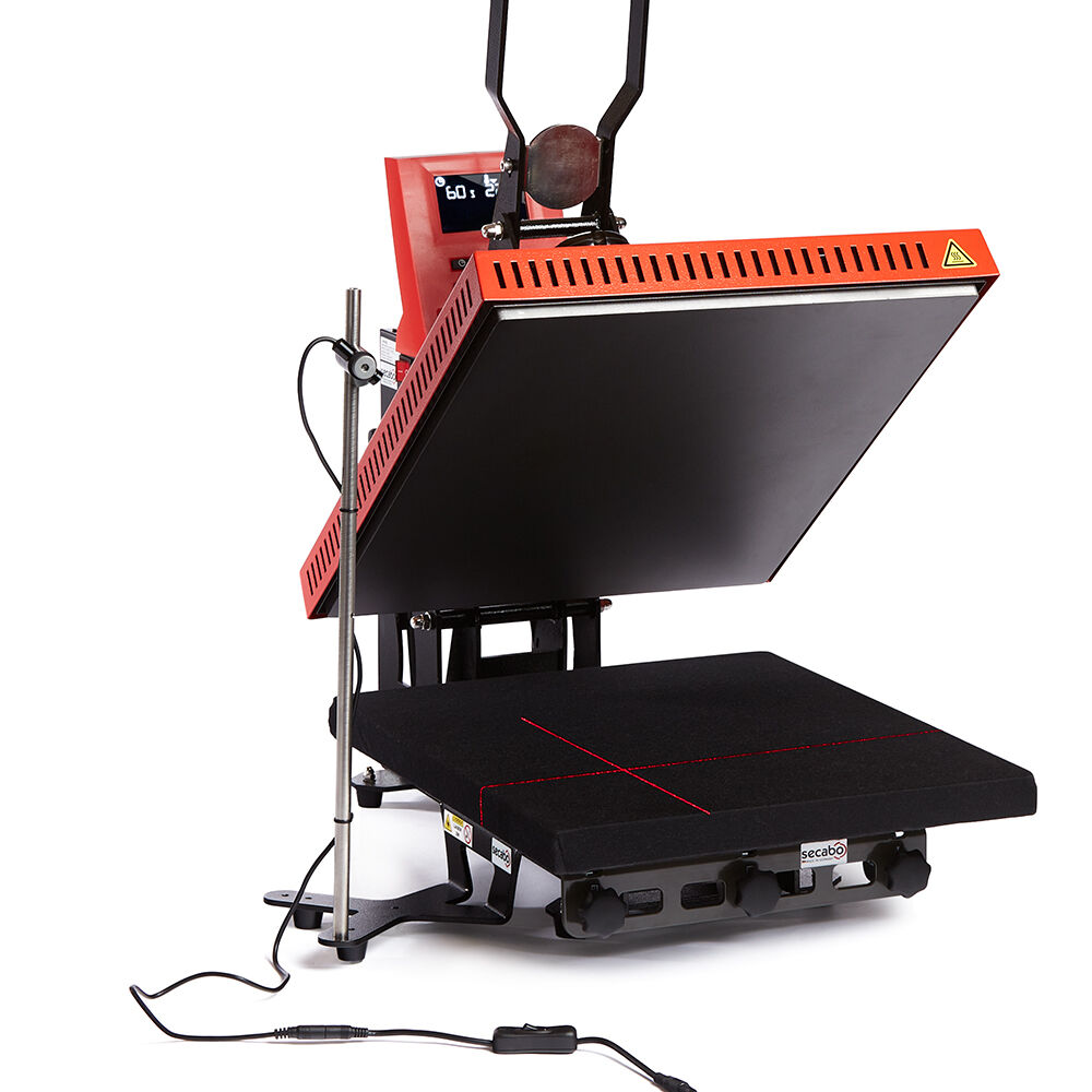 Secabo modular single cross laser with accessory holder for quick coupler Secabo modular single cross laser with accessory holder for quick coupler