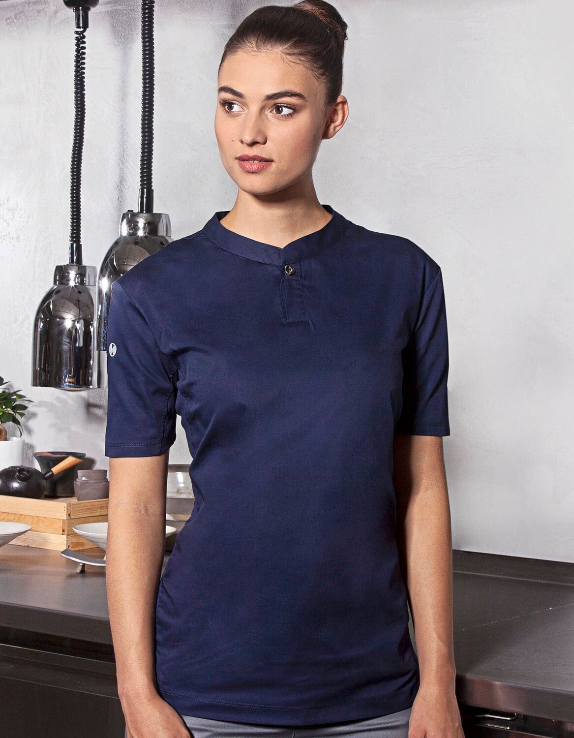 Short-sleeved ladies' work shirt Performance