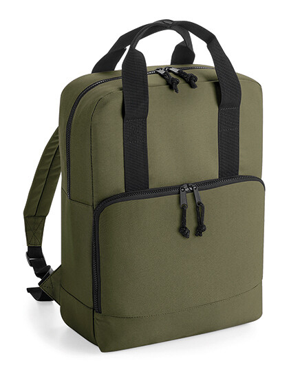 Mochila nevera reciclada con dos asas