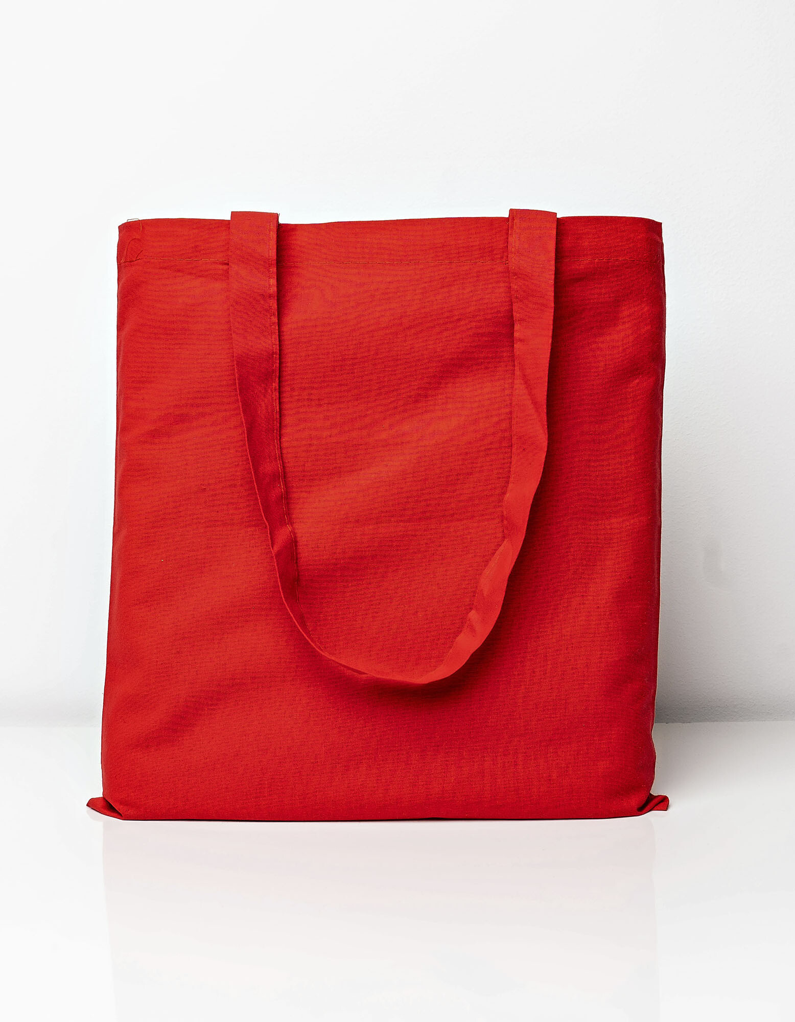 Cotton Bag Coloured Long Handles