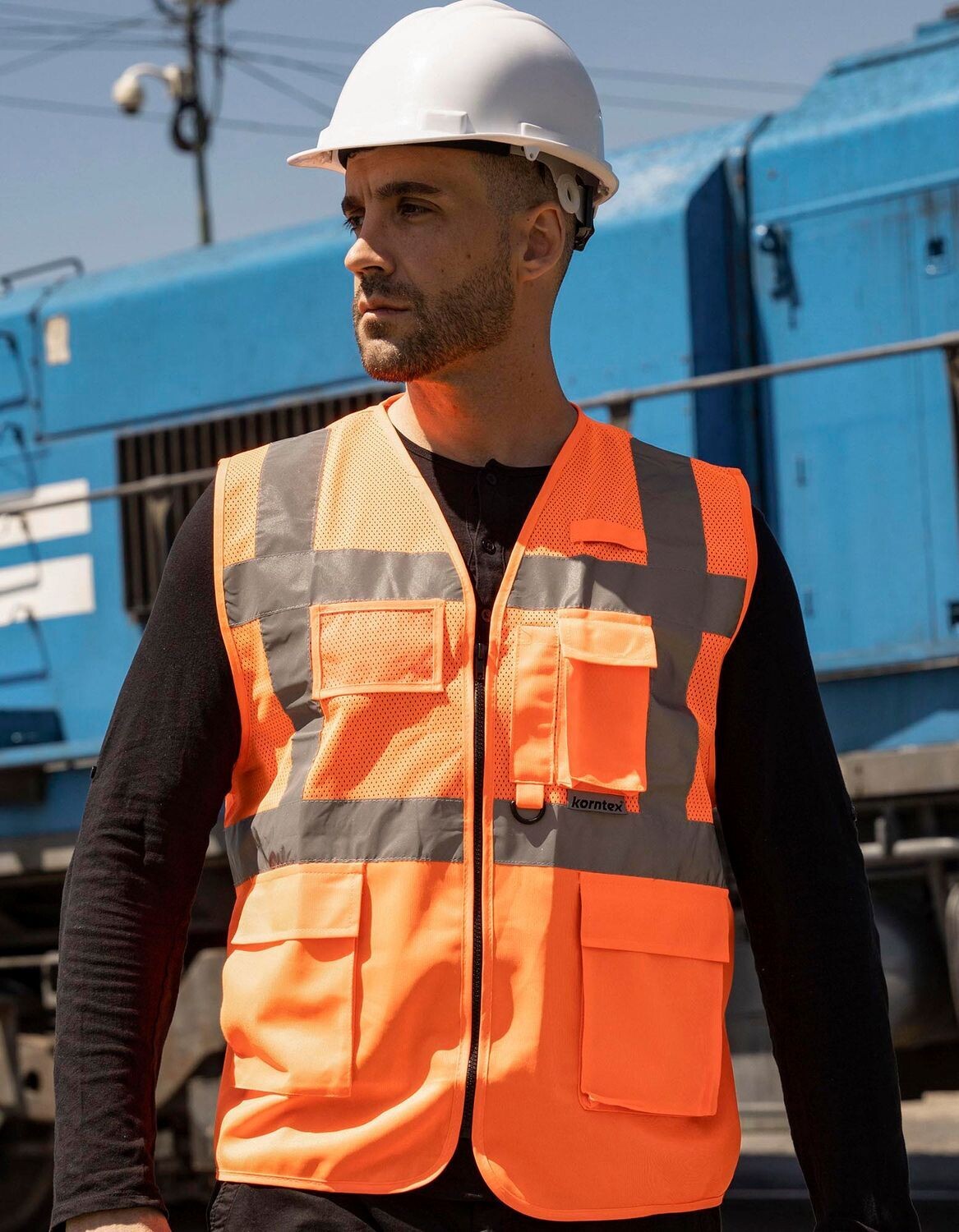 Gilet multifunzionale a rete Hi-Vis Atene